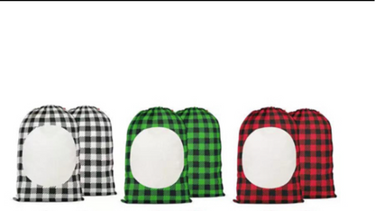 Buffalo Plaid Santa Sack