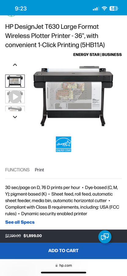 HP Designjet T630