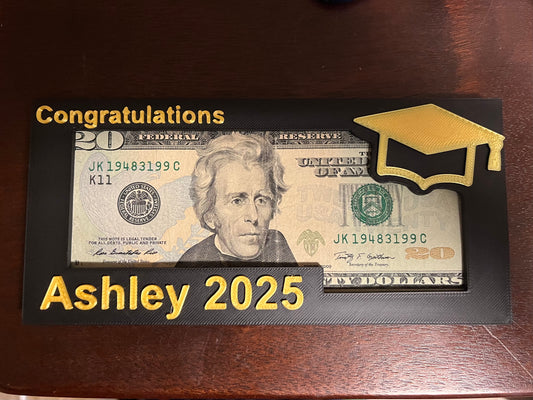 3d Printed Graduation Money Holder