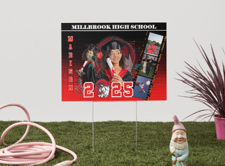 Grad Yard Sign 2 Template (Digital Download)