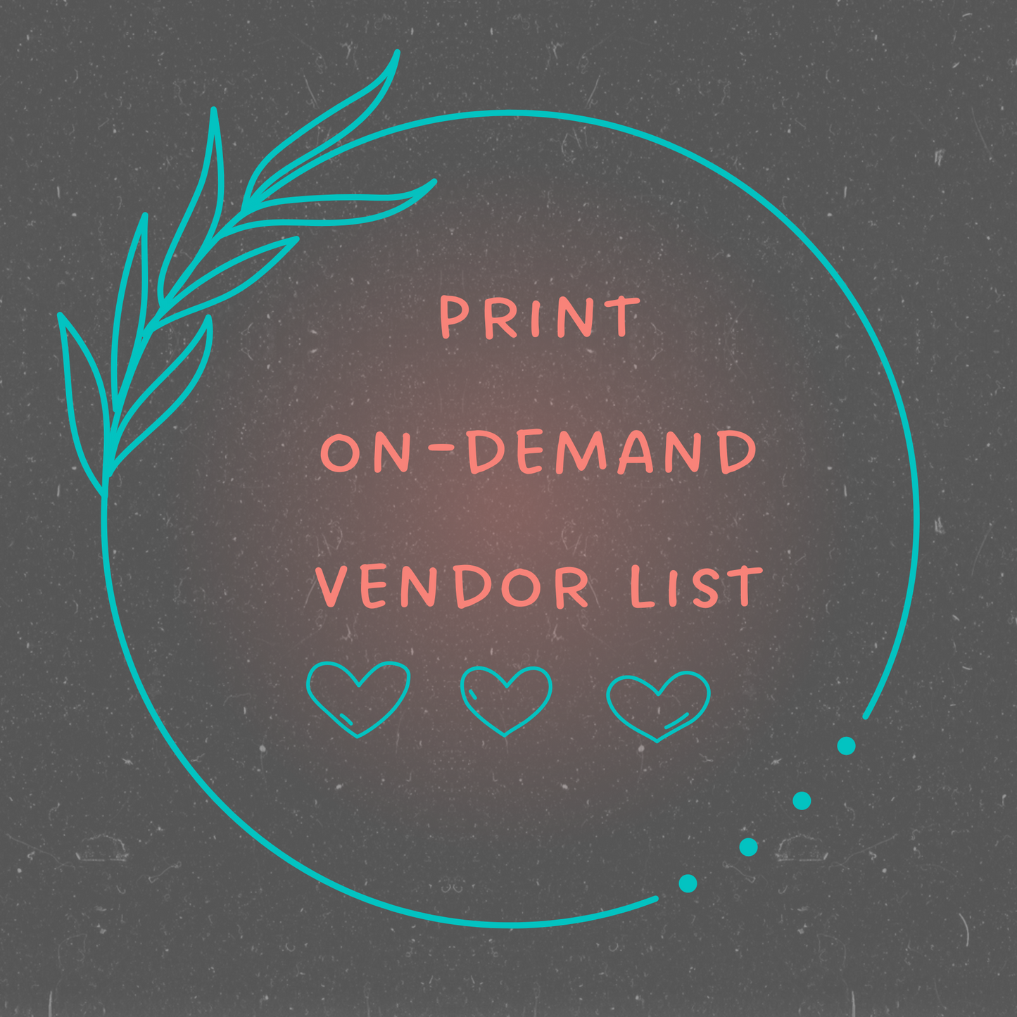 Print On Demand Vendors List (PDF Download)