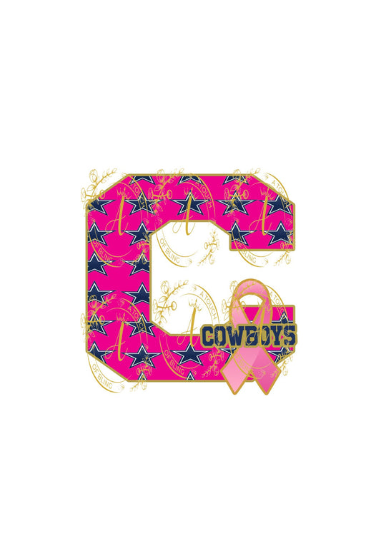 Football Breast Cancer Dallas (Digital Download)