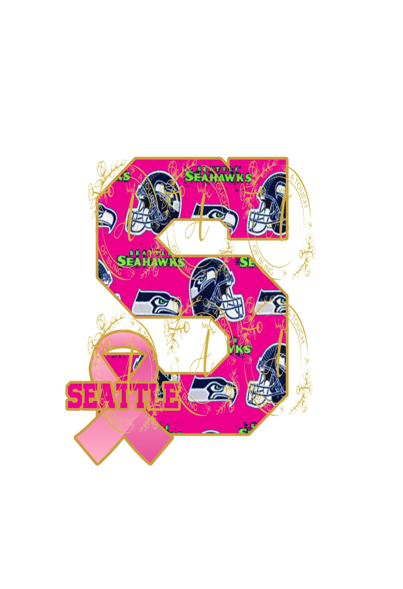 Football Breast Cancer Seattle (Digital Download)