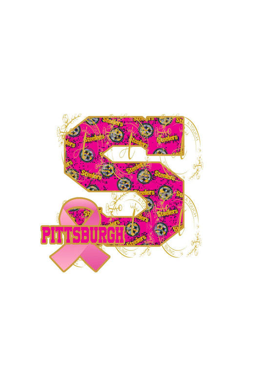 Football Breast Cancer Pittsburgh (Digital Download)