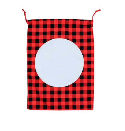 Buffalo Plaid Santa Sack