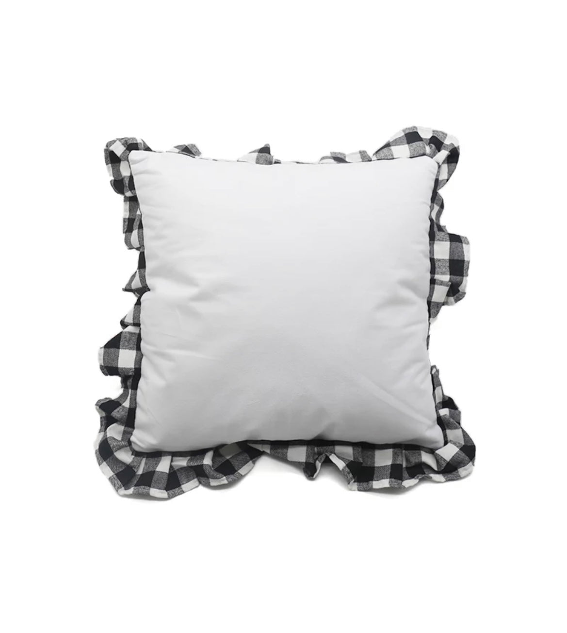 Linen Buffalo Plaid Pillow Case