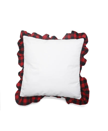 Linen Buffalo Plaid Pillow Case