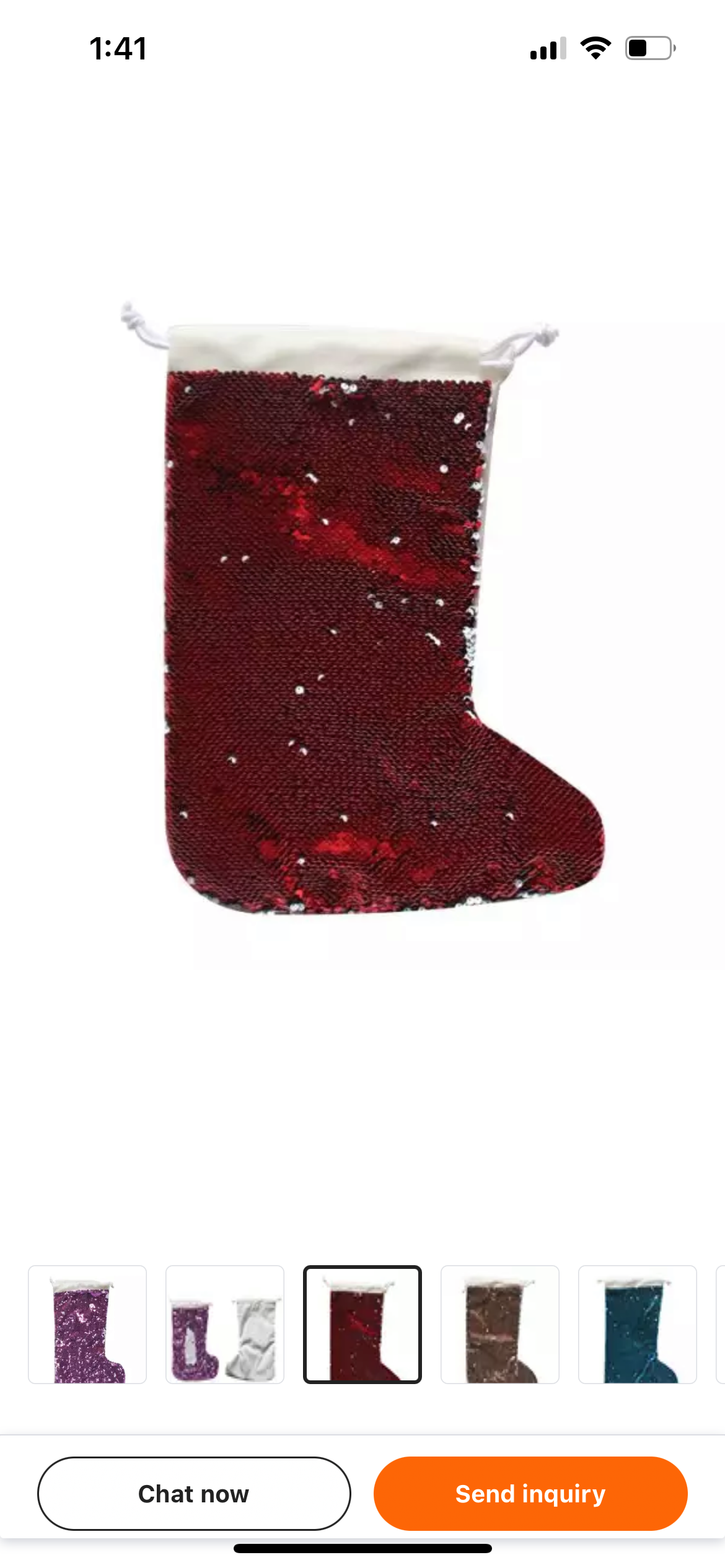 Sequin Christmas Stockings