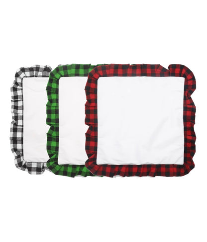 Linen Buffalo Plaid Pillow Case